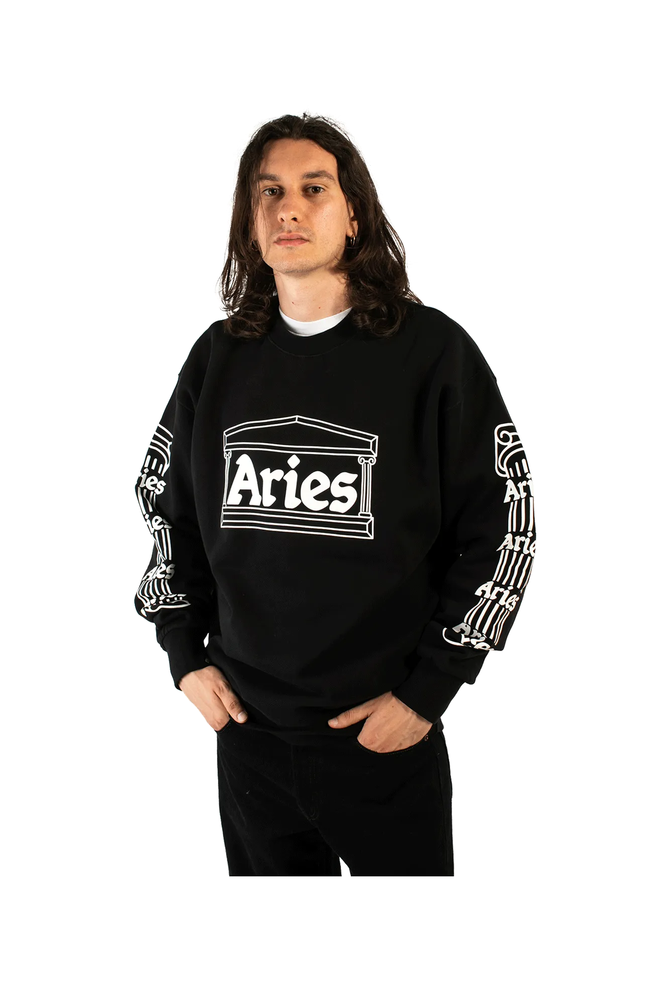 Column Crewneck Sweatshirt
