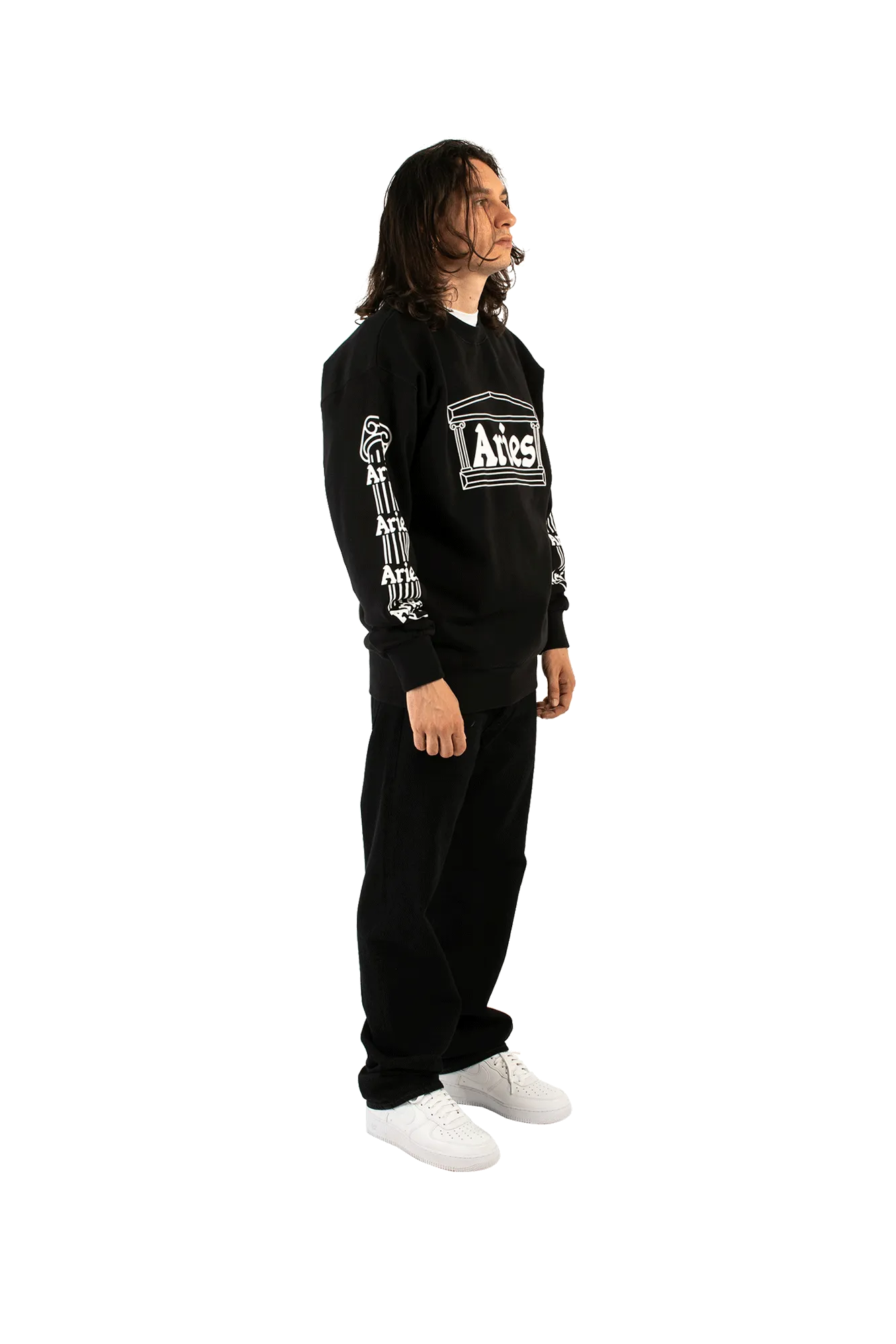 Column Crewneck Sweatshirt