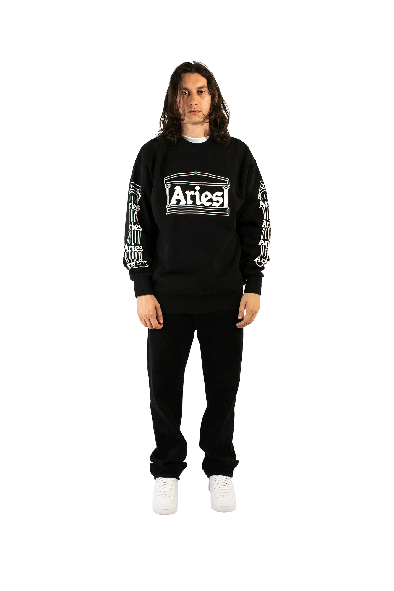 Column Crewneck Sweatshirt