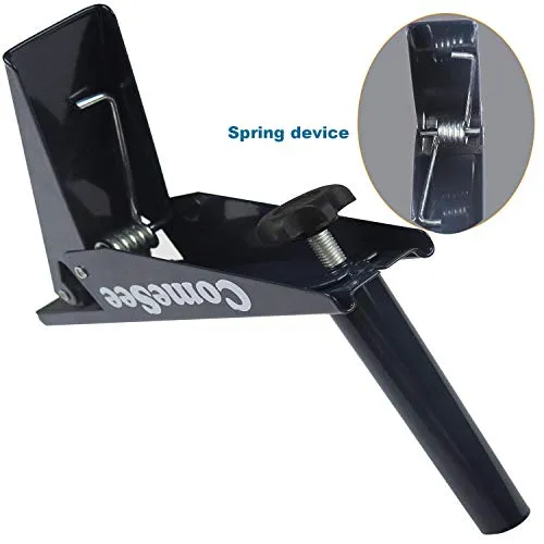Comesee Ping Pong Net Set Table Tennis Table Post Professional Spring Activated Clamp with Net Clip Insert, 1.65 Inch Width Grip Holder, Tension and Height Adjustable Easy Set Up (Navy)