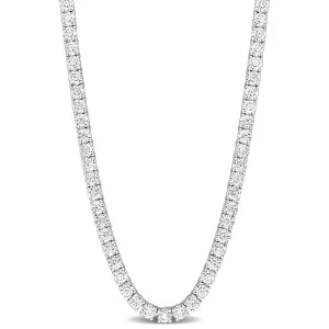 Created White Moissanite Tennis Necklace