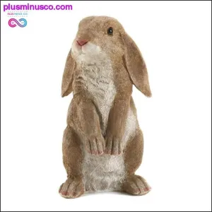 Curious Rabbit Garden Statue ll PlusMinusco.com