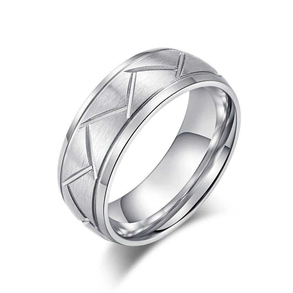 Cycolinks 8mm Titanium Steel Tire Ring BOGOF