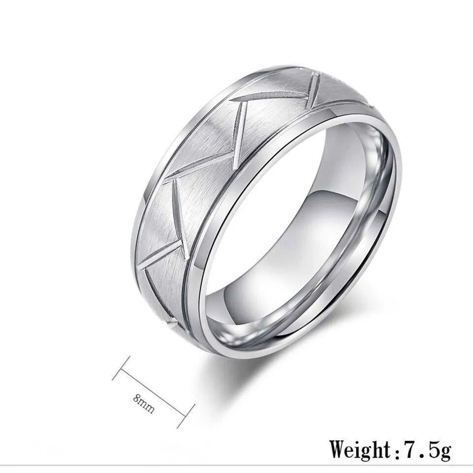 Cycolinks 8mm Titanium Steel Tire Ring BOGOF