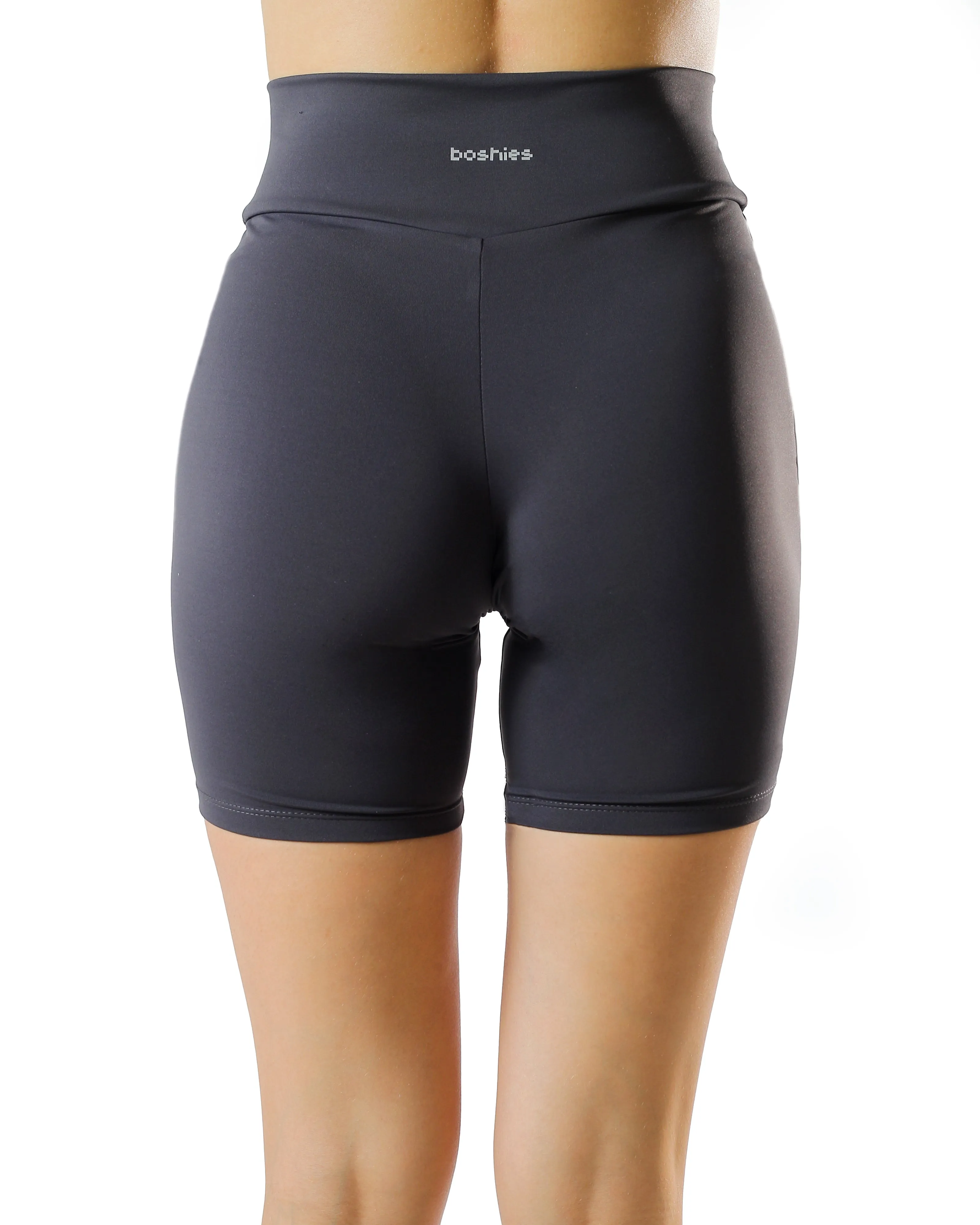 Dark Grey Biker Short حب