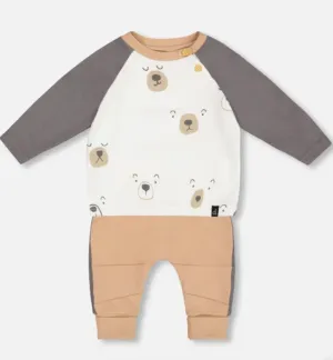 Deux Par Deux Teddy Tee and Pant