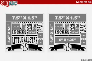 DIY Baseball Birth Frame