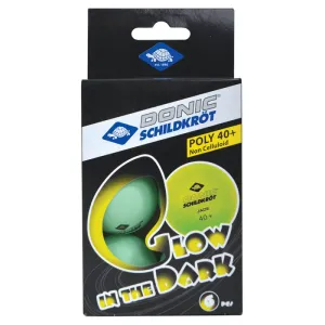 Donic Schildkrot Glow in the Dark Balls