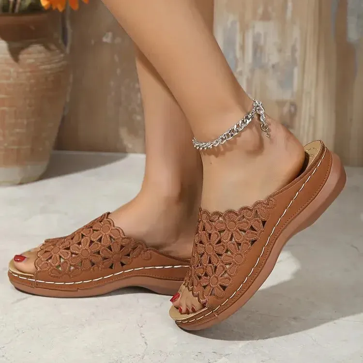Ella™ - Elegant Floral Comfort Sandals