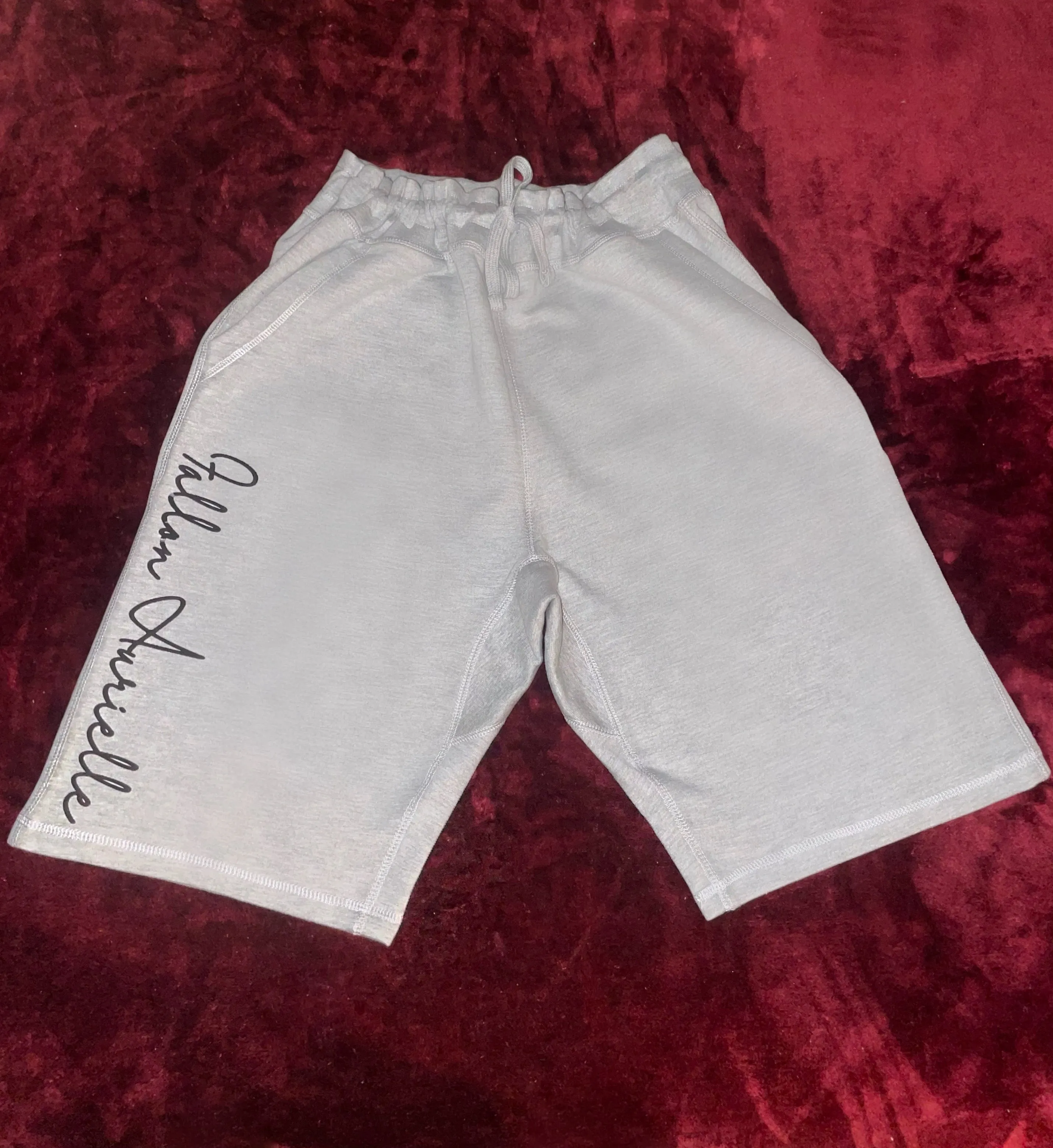 Fallon Aurielle & F.A. Unisex Signature Short Set (Gray & Black)