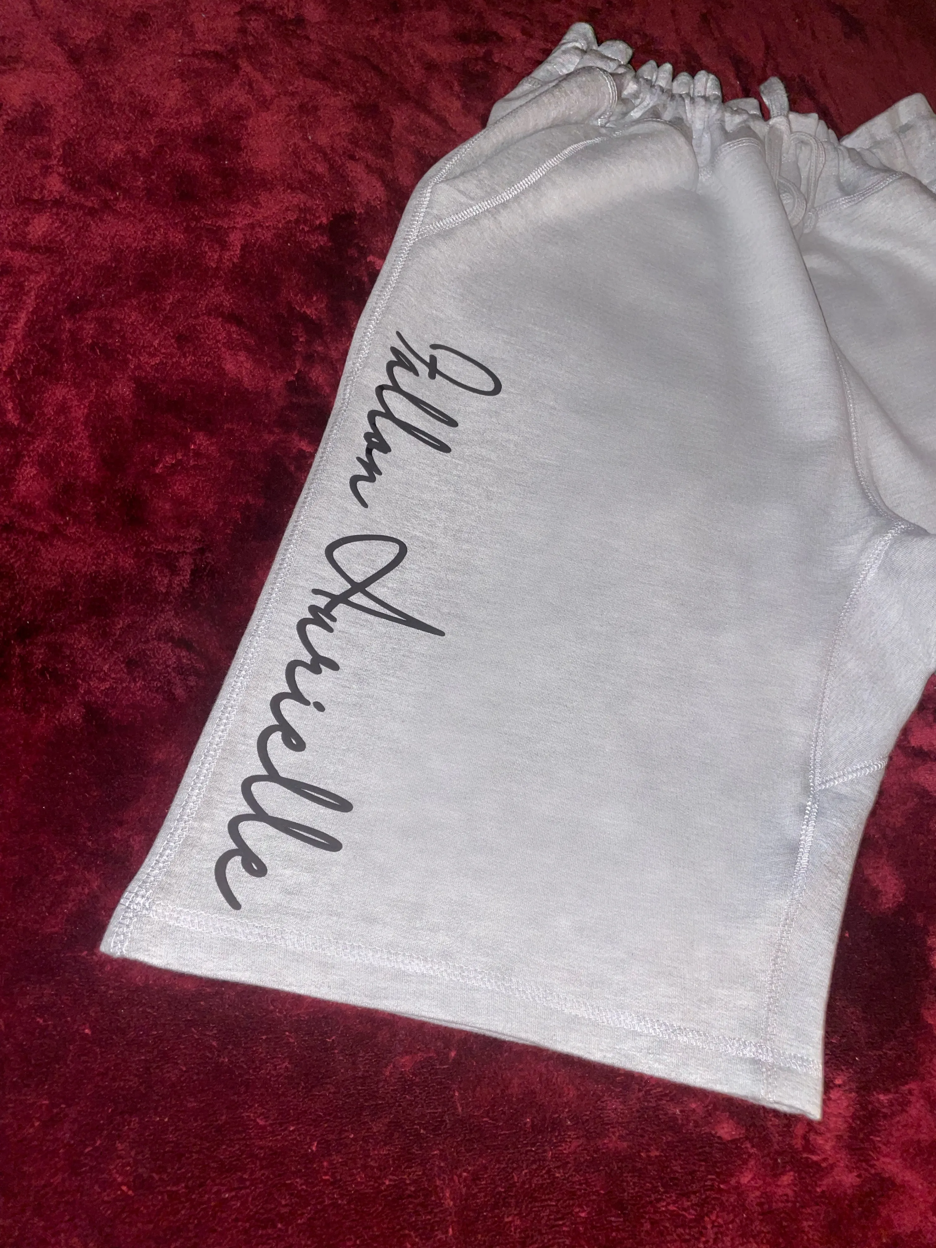 Fallon Aurielle & F.A. Unisex Signature Short Set (Gray & Black)