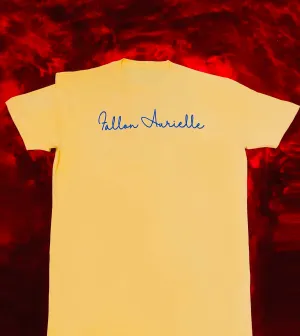 Fallon Aurielle Unisex Signature Classic T-Shirt (Yellow & Blue)