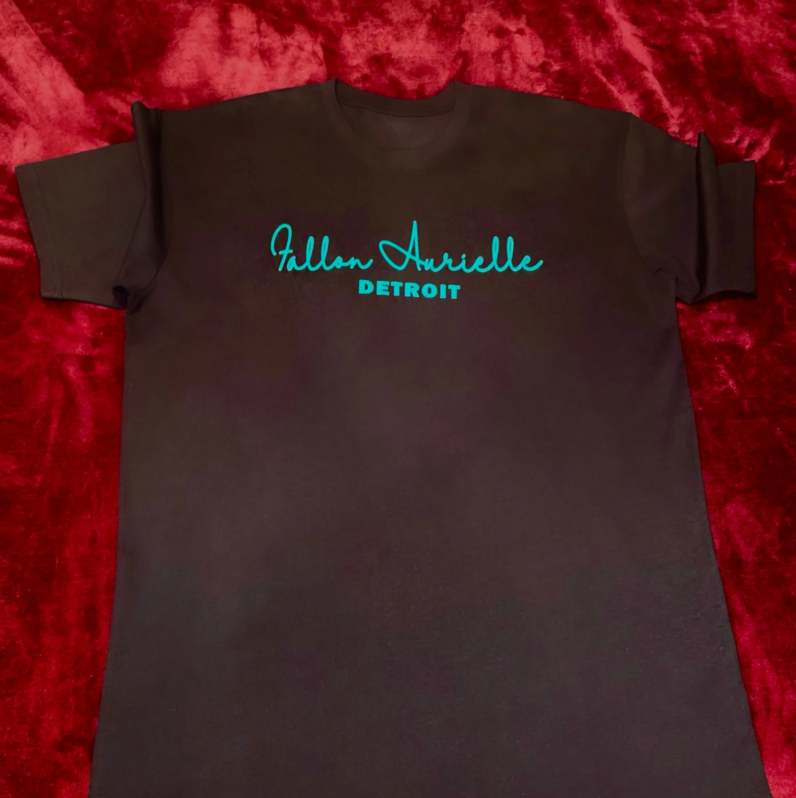 Fallon Aurielle Unisex Signature Detroit Rep Yo Set T-Shirt (Black & Hunter Green)