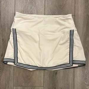 Fila Women's Heritage Skirt - Ecru/Navy - Skort w/spandex shorts Tennis/Golf - S