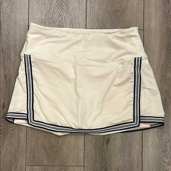 Fila Women's Heritage Skirt - Ecru/Navy - Skort w/spandex shorts Tennis/Golf - S