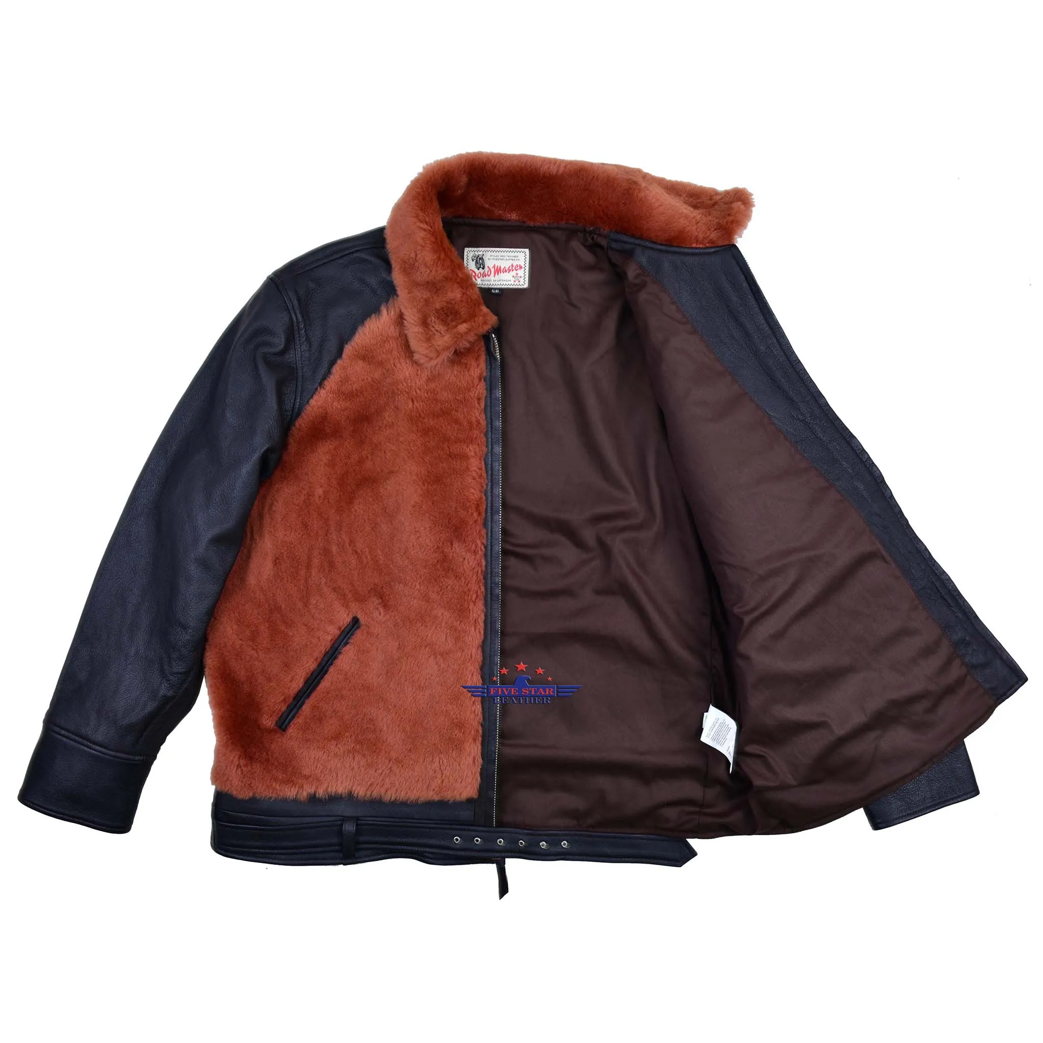 FiveStar Leather 1930s Grizzly Jacket Real Leather