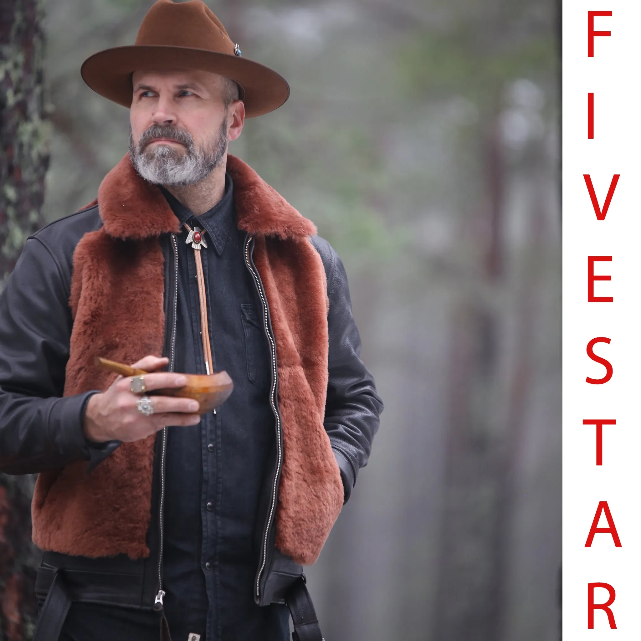 FiveStar Leather 1930s Grizzly Jacket Real Leather