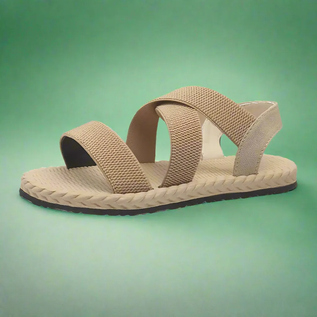 Flat Cross Roman Sandals