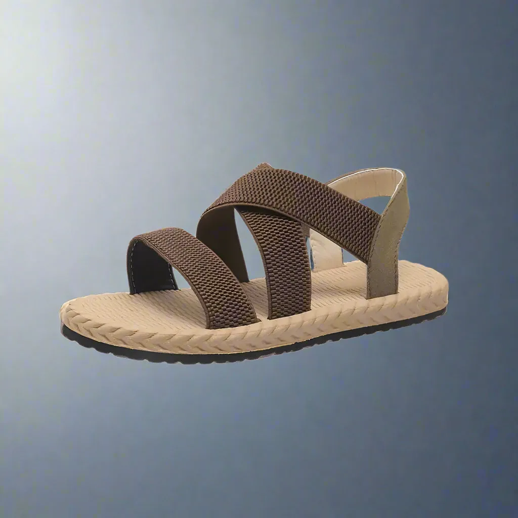Flat Cross Roman Sandals