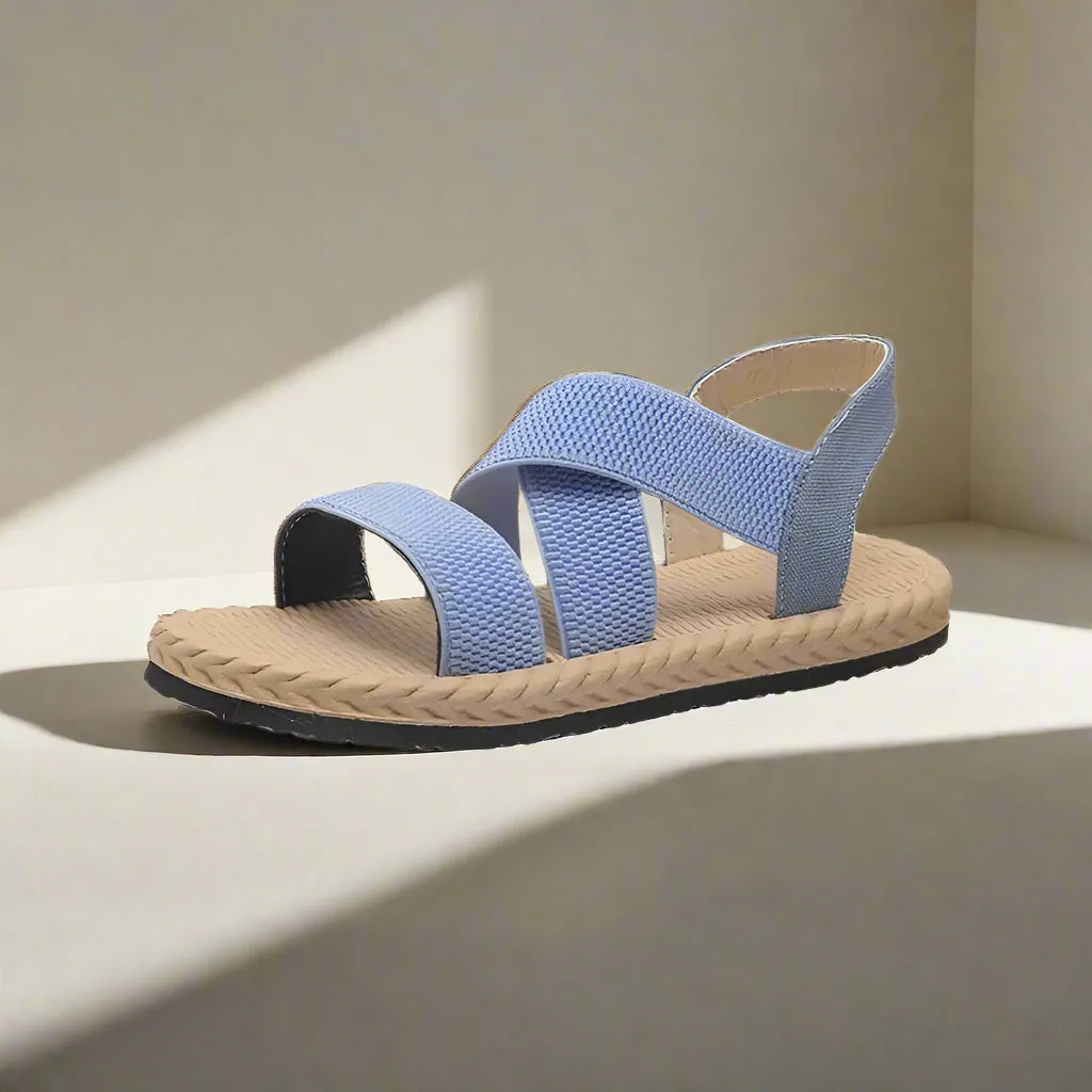 Flat Cross Roman Sandals