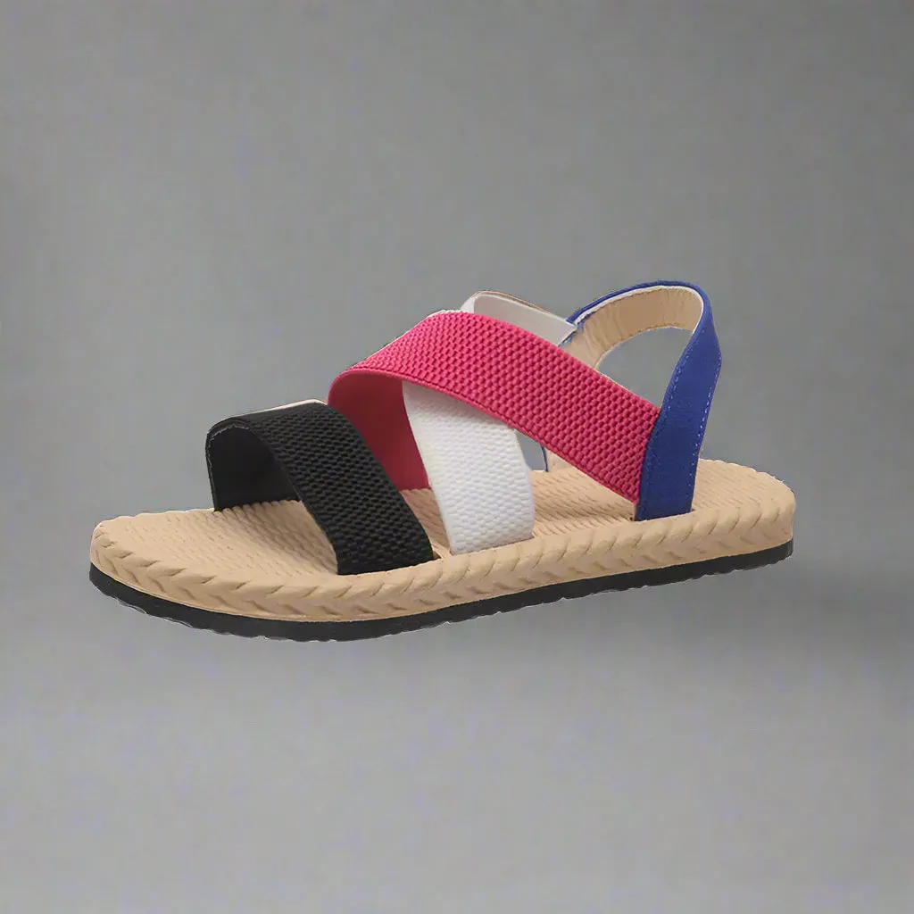 Flat Cross Roman Sandals