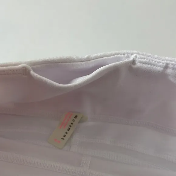Free People Movement White Biker Baby Shorts Medium NWT