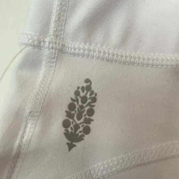 Free People Movement White Biker Baby Shorts Medium NWT