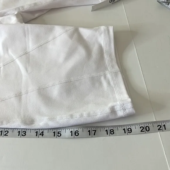 Free People Movement White Biker Baby Shorts Medium NWT