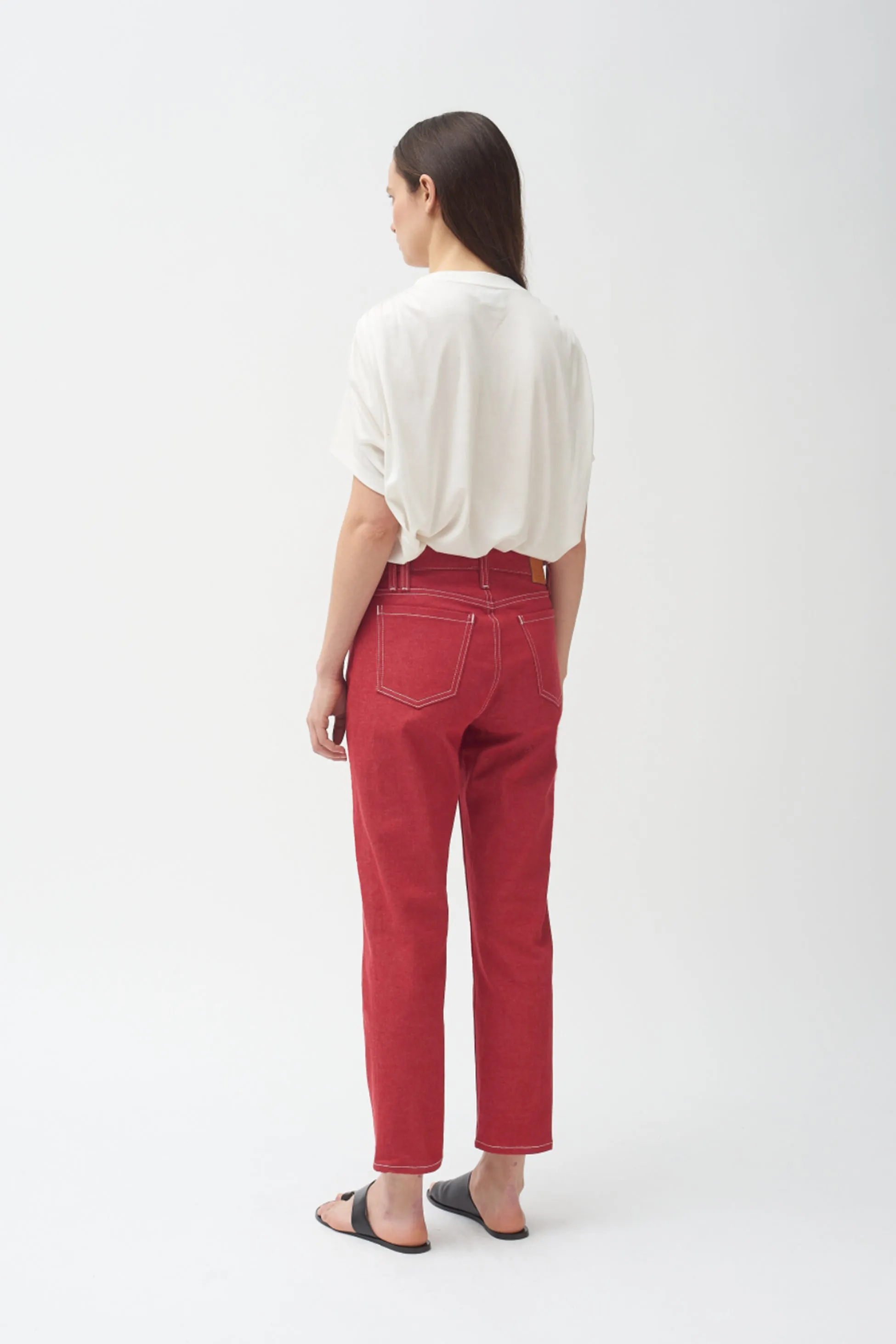 Gathered T-Shirt - White