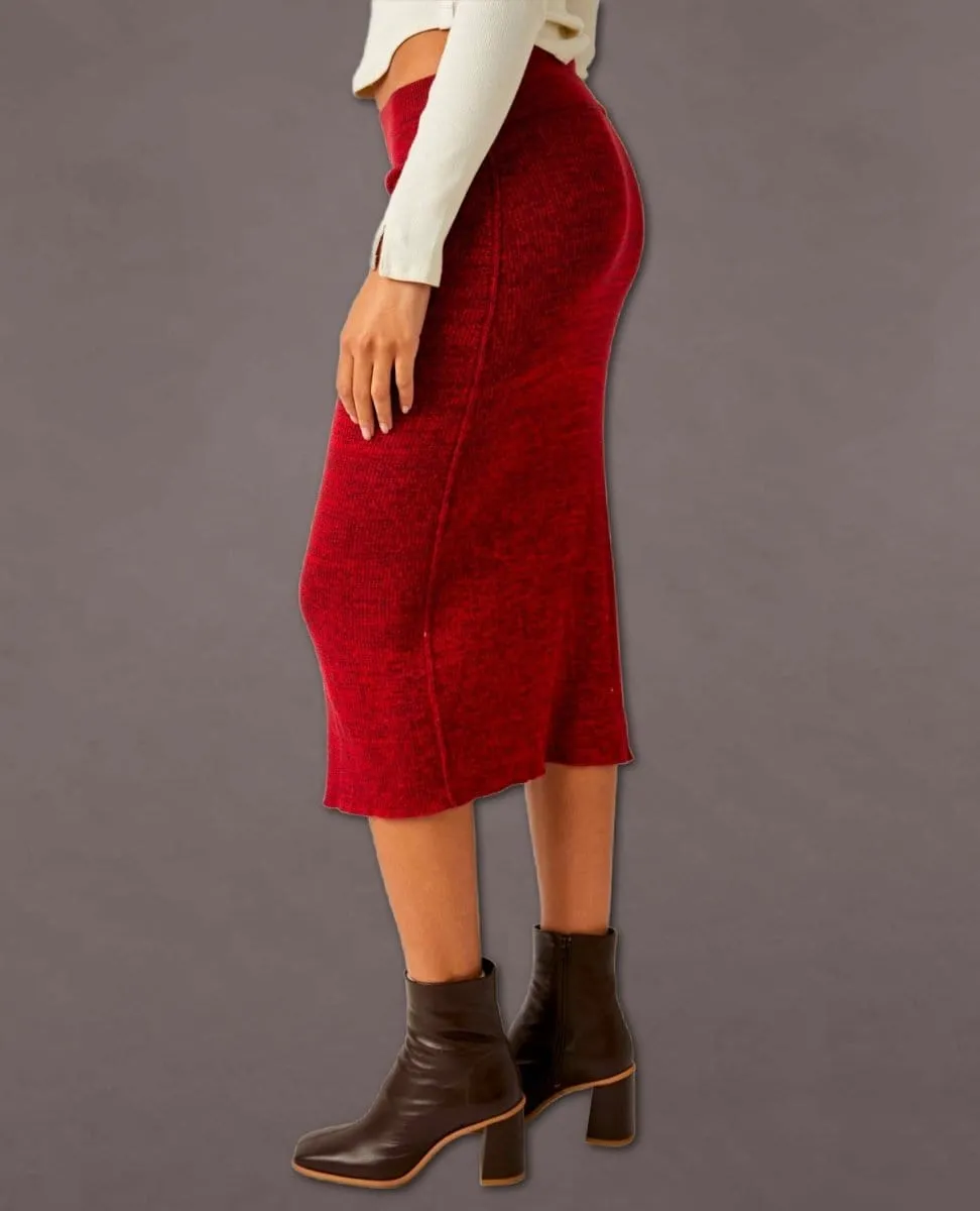 Golden Hour Midi Skirt Mullberry