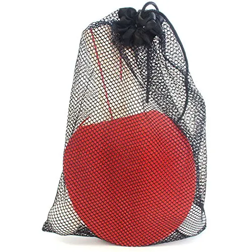 GSE Games & Sports Expert Anywhere Portable Ping Pong Table Tennis Set to Go - Includes Retractable Net & Post, 2 Paddles & 3 Ping Pong Balls (4 Colors) (Orange)