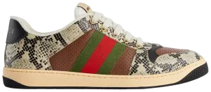 Gucci Screener 'Python Print' Sneakers for Men