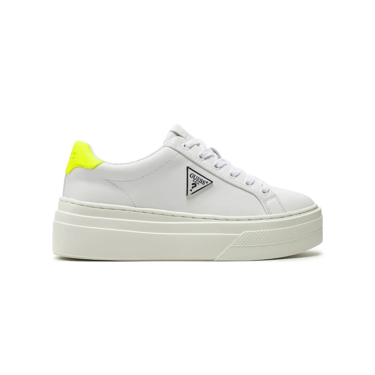 GUESS FLGAMA ELE12 White Sneakers - WHT