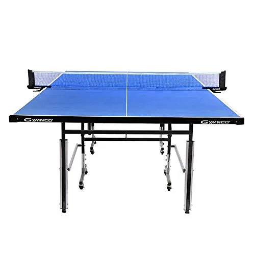 Gymnco Perfect Table Tennis Table With Levellers Top 18 mm ( TT Table Cover   2 TT Racket & Balls )