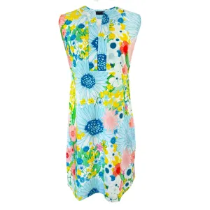 Hampton Sleeveless Tunic Dress in Monet Medley