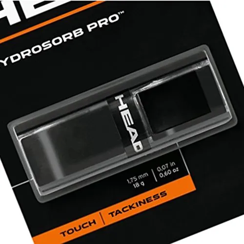 HEAD 1100687 Hydrosorb Pro Tennis Grip (Black) 285303