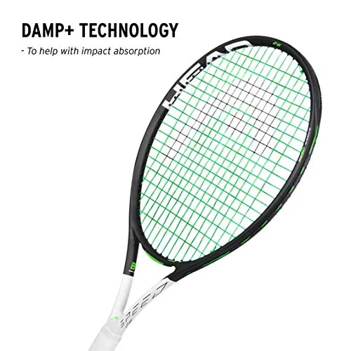 HEAD IG Speed 26 Graphite Composite Tennis Racquet | Strung | for Juniors - Both Beginners & Intermediate