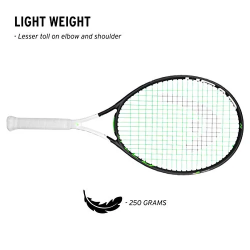 HEAD IG Speed 26 Graphite Composite Tennis Racquet | Strung | for Juniors - Both Beginners & Intermediate