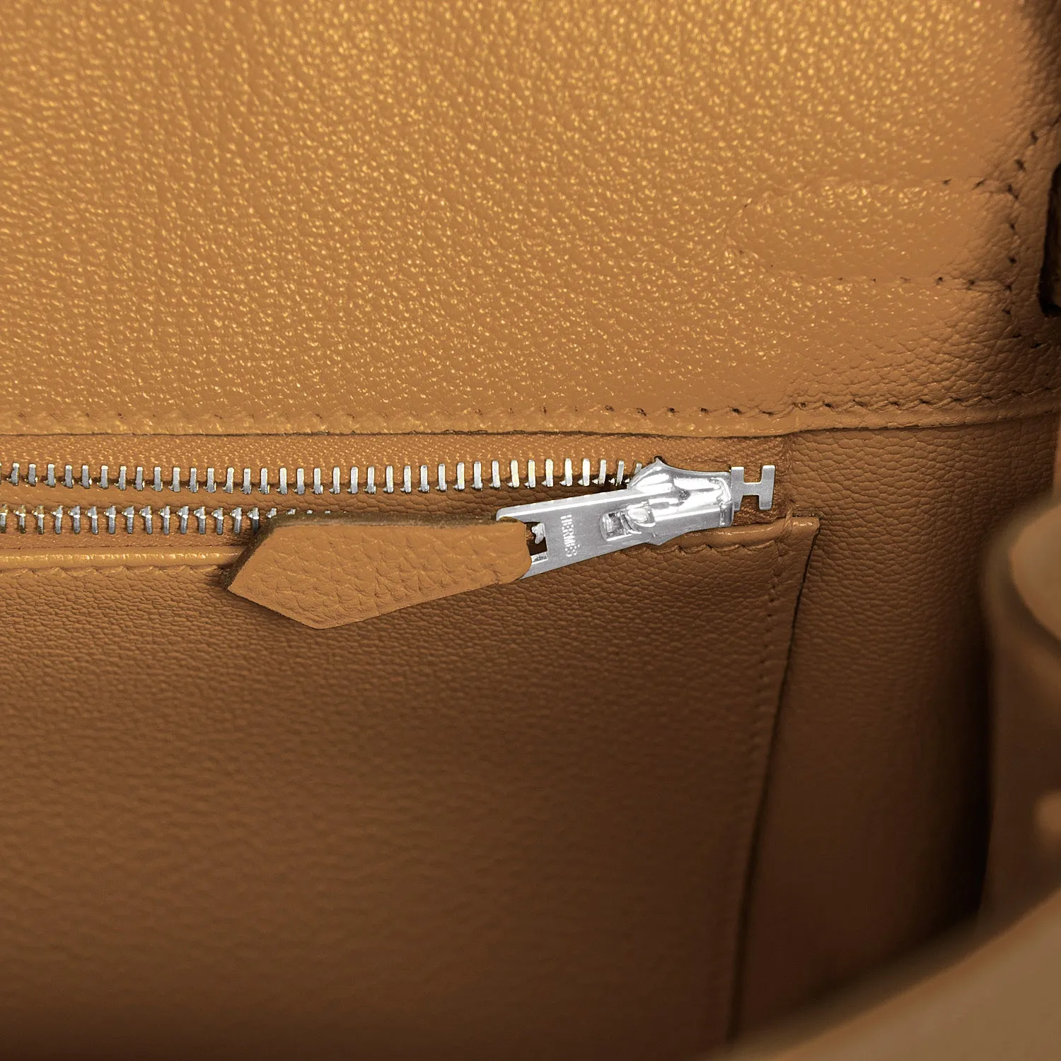 Hermes Birkin 25cm Bronze Dore TogoGold Tan Bag Palladium Bag