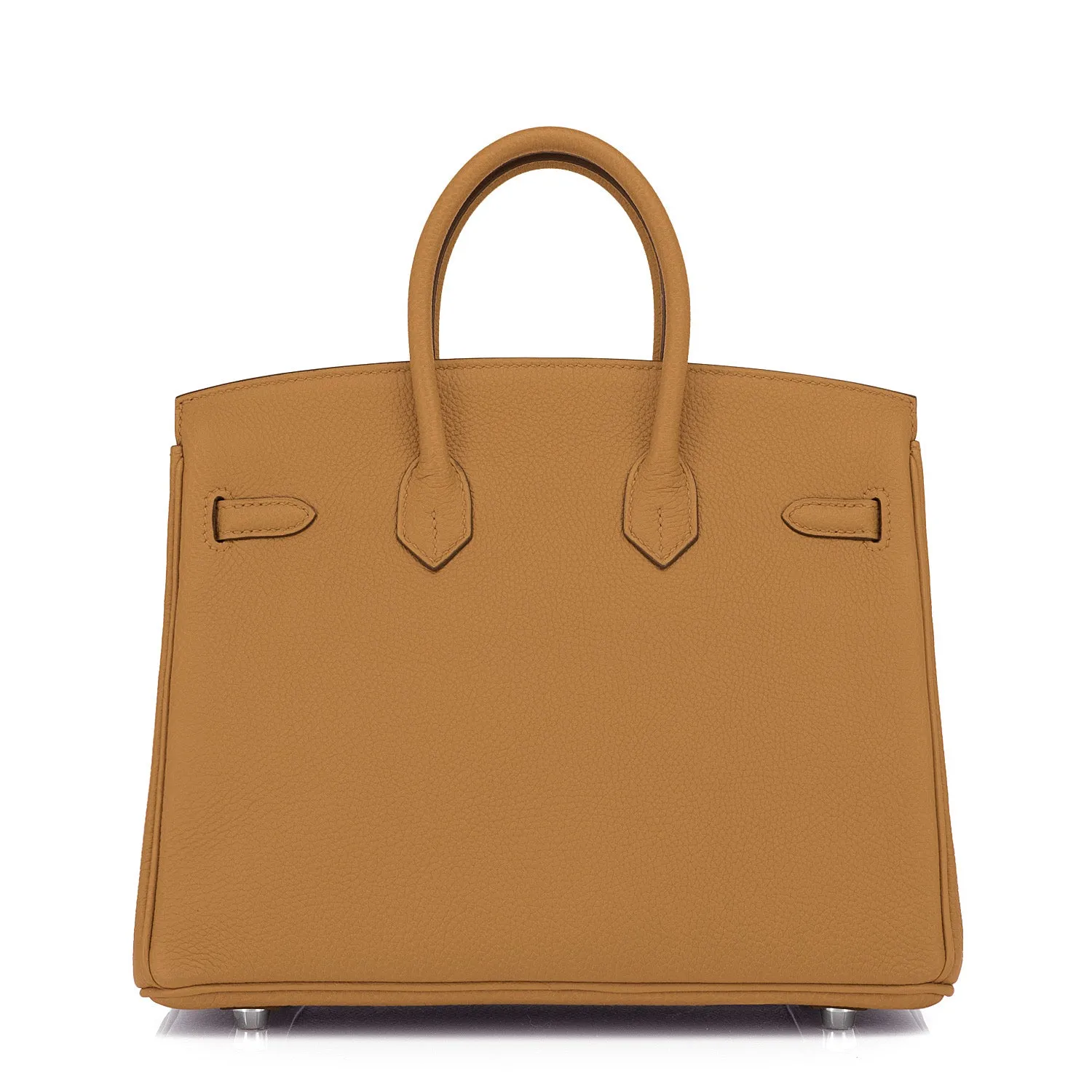 Hermes Birkin 25cm Bronze Dore TogoGold Tan Bag Palladium Bag