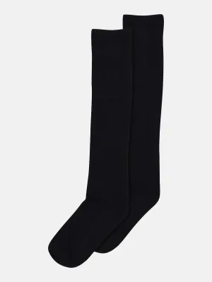 Inga Knee High Socks - Black