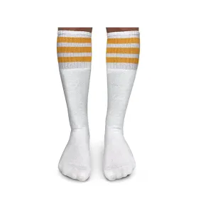 Jefferies Socks Stripe Knee High Tube Socks - Yellow