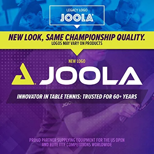 JOOLA Club Competition Table Tennis Net and Post Set  - Portable and Easy Setup 72" Regulation Size Ping Pong Screw On Clamp Net
