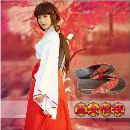 Kikyo - Full Set Cosplay Costume Inuyasha Japanese Kimono