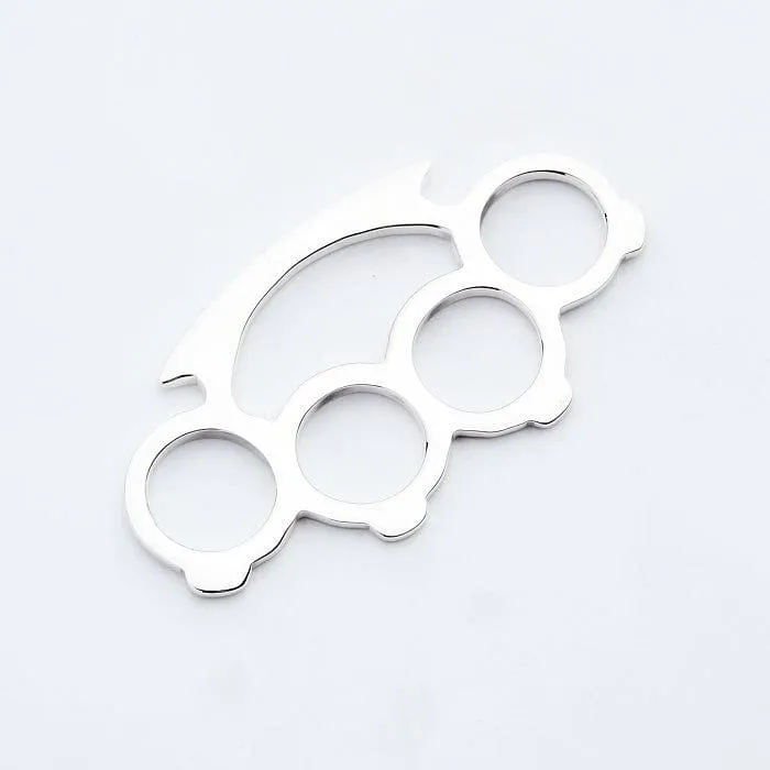 Knuckle Duster Sterling Silver Biker Pendant