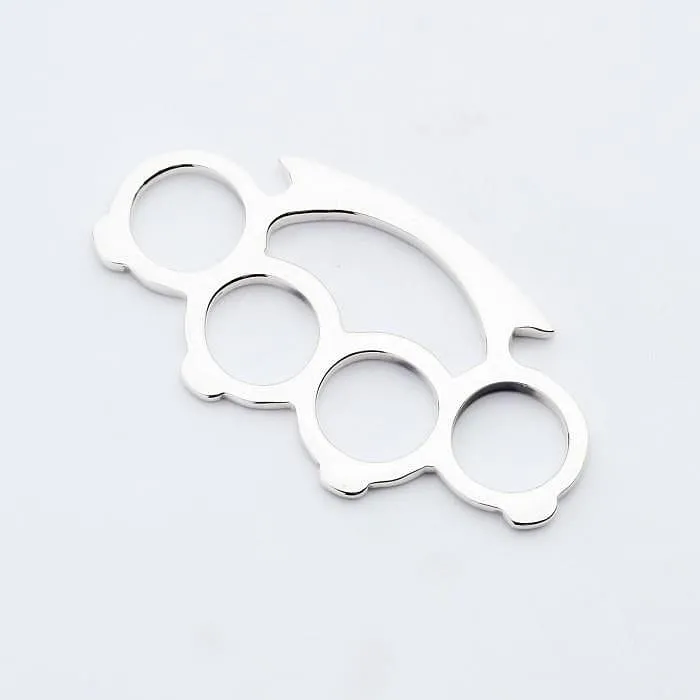 Knuckle Duster Sterling Silver Biker Pendant