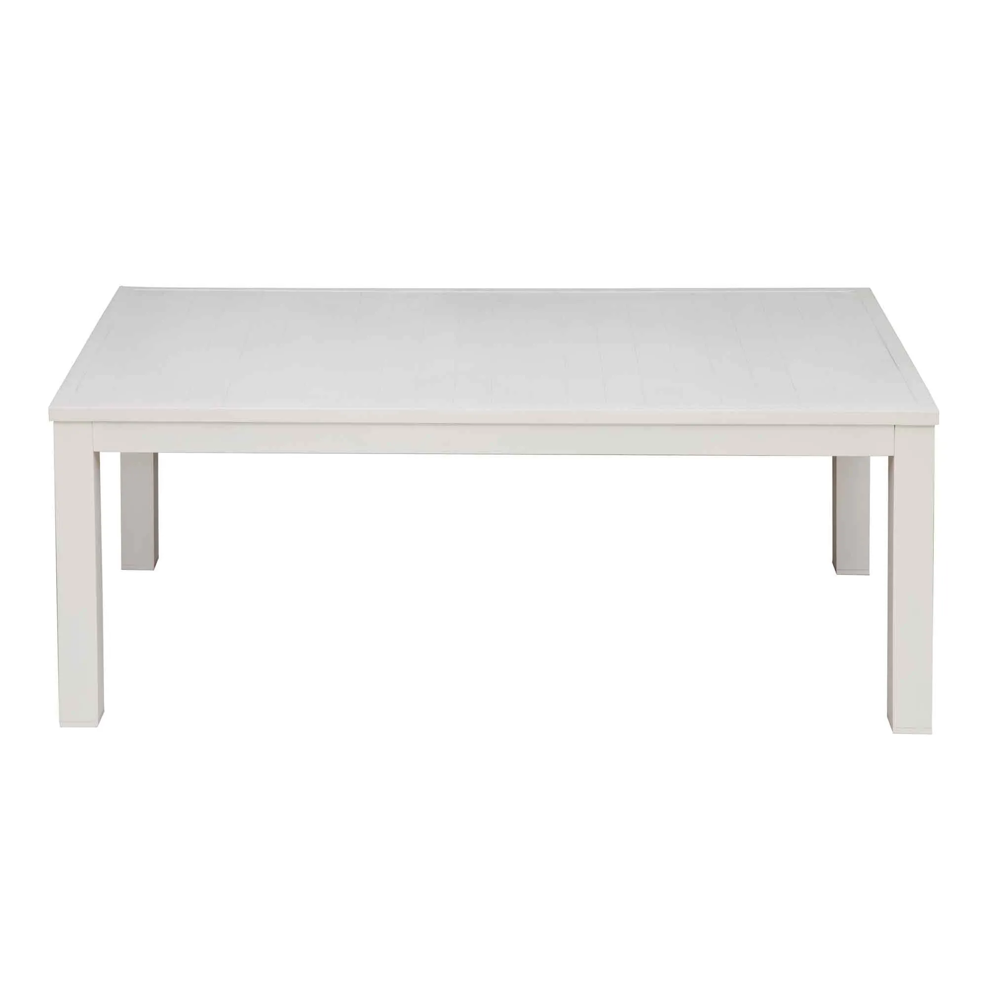 Kyoto 4 Piece Aluminium Outdoor Sofa & Coffee Table Set, White - DG52