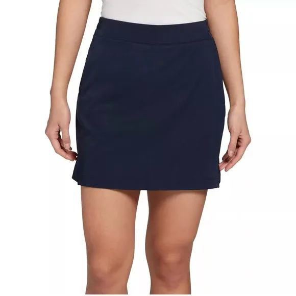 Lady Hagen 16&quot; Perforated Golf Tennis Hiking Skort, Dark Navy Blue, NWT