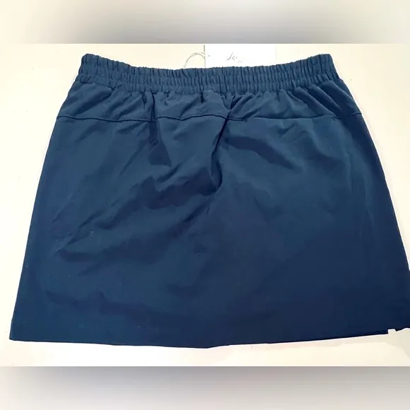 Lady Hagen 16&quot; Perforated Golf Tennis Hiking Skort, Dark Navy Blue, NWT