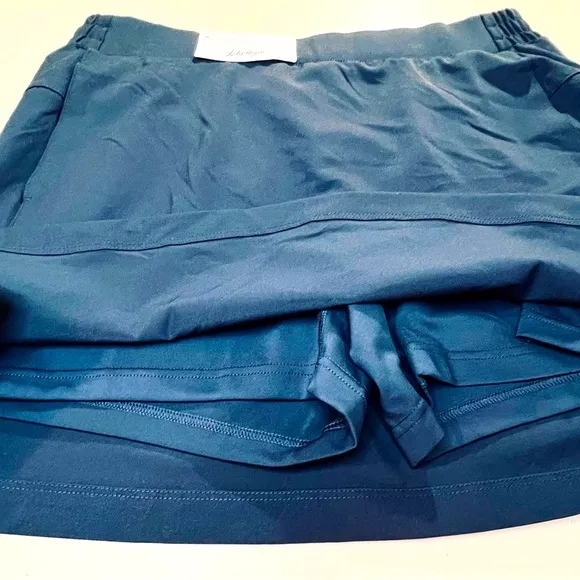 Lady Hagen 16&quot; Perforated Golf Tennis Hiking Skort, Dark Navy Blue, NWT